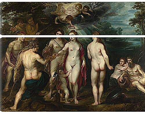 Модульная картина - The Judgement of Paris (1). Питер Пауль Рубенс
