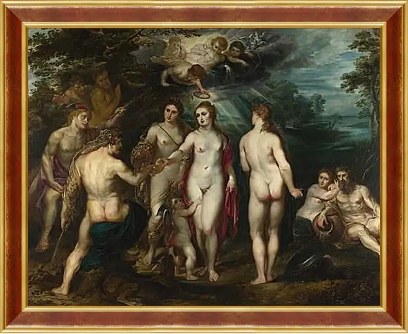 Картина в раме - The Judgement of Paris (1). Питер Пауль Рубенс