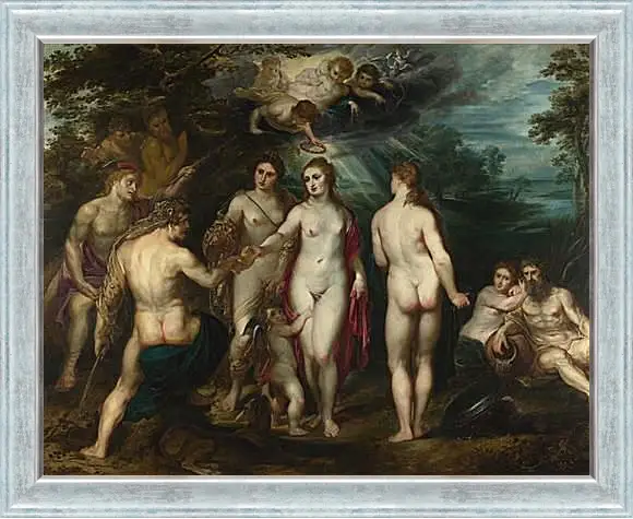 Картина в раме - The Judgement of Paris (1). Питер Пауль Рубенс