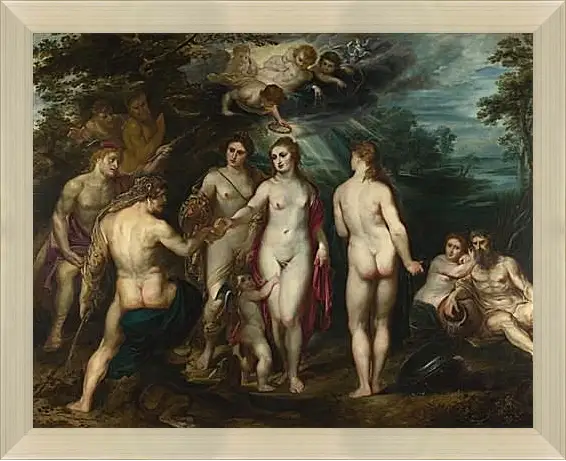 Картина в раме - The Judgement of Paris (1). Питер Пауль Рубенс