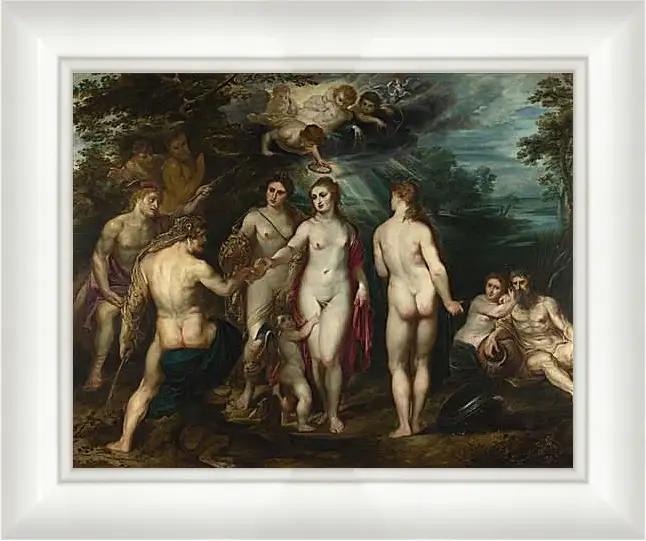 Картина в раме - The Judgement of Paris (1). Питер Пауль Рубенс