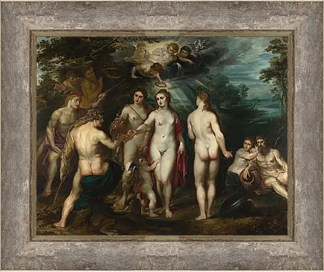 Картина в раме - The Judgement of Paris (1). Питер Пауль Рубенс