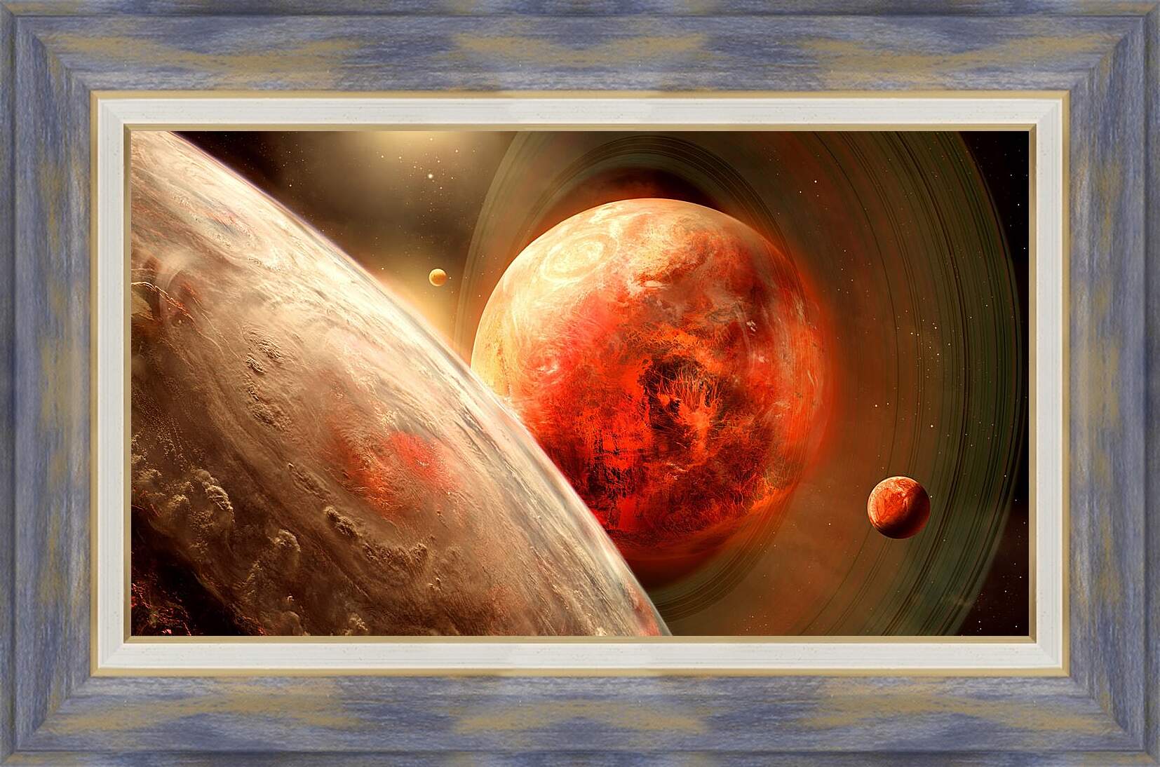 Картина в раме - Планеты и спутники