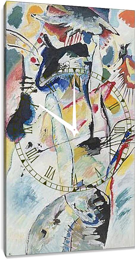 Часы картина - Panel for Edwin R. Кандинский Василий