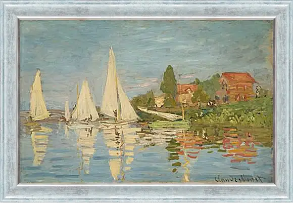 Картина в раме - Regatta at Argenteuil. Клод Моне