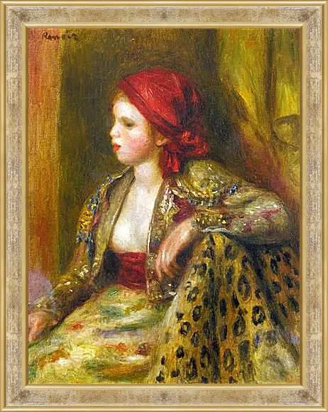 Картина в раме - Odalisque. Пьер Огюст Ренуар