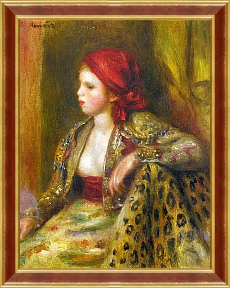 Картина в раме - Odalisque. Пьер Огюст Ренуар