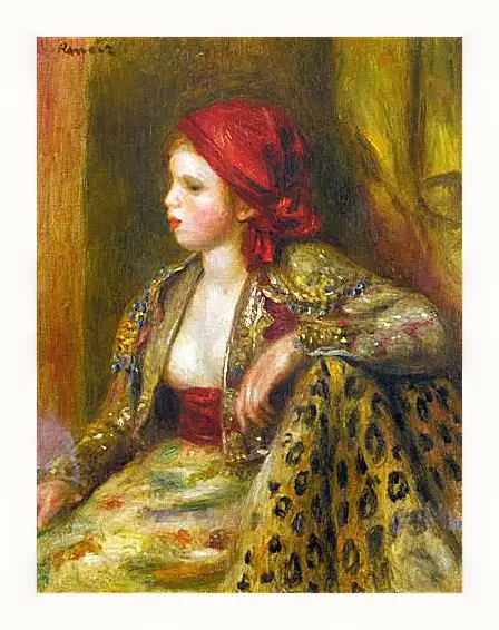 Картина в раме - Odalisque. Пьер Огюст Ренуар