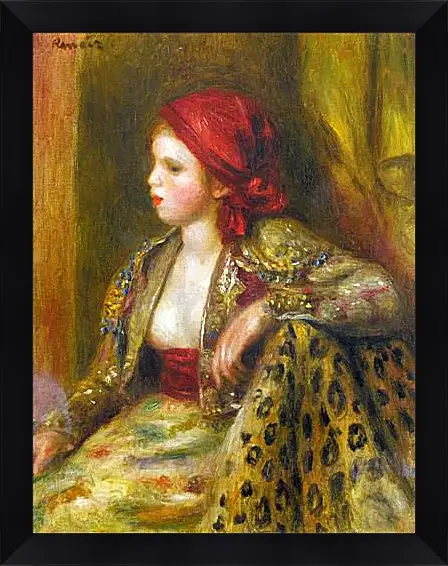 Картина в раме - Odalisque. Пьер Огюст Ренуар