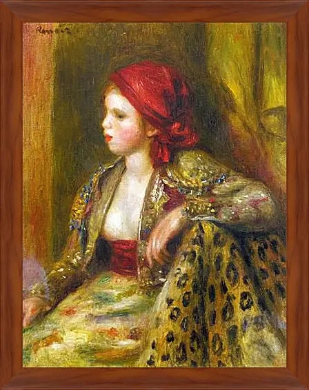 Картина в раме - Odalisque. Пьер Огюст Ренуар