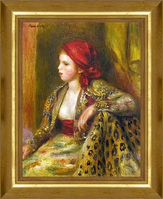 Картина в раме - Odalisque. Пьер Огюст Ренуар