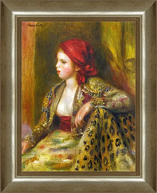 Картина в раме - Odalisque. Пьер Огюст Ренуар