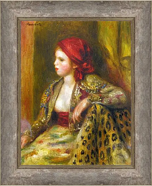 Картина в раме - Odalisque. Пьер Огюст Ренуар