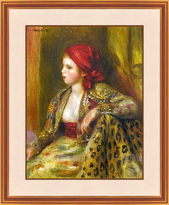 Картина в раме - Odalisque. Пьер Огюст Ренуар