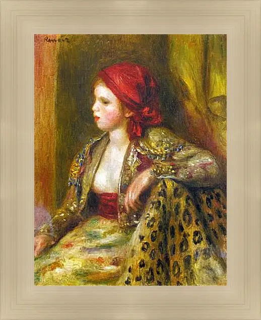 Картина в раме - Odalisque. Пьер Огюст Ренуар