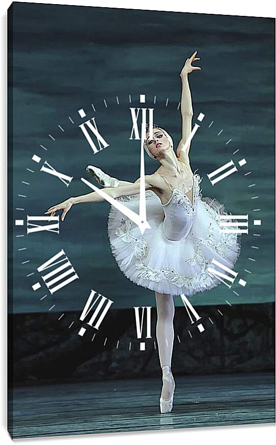 Часы картина - Лебединое озеро