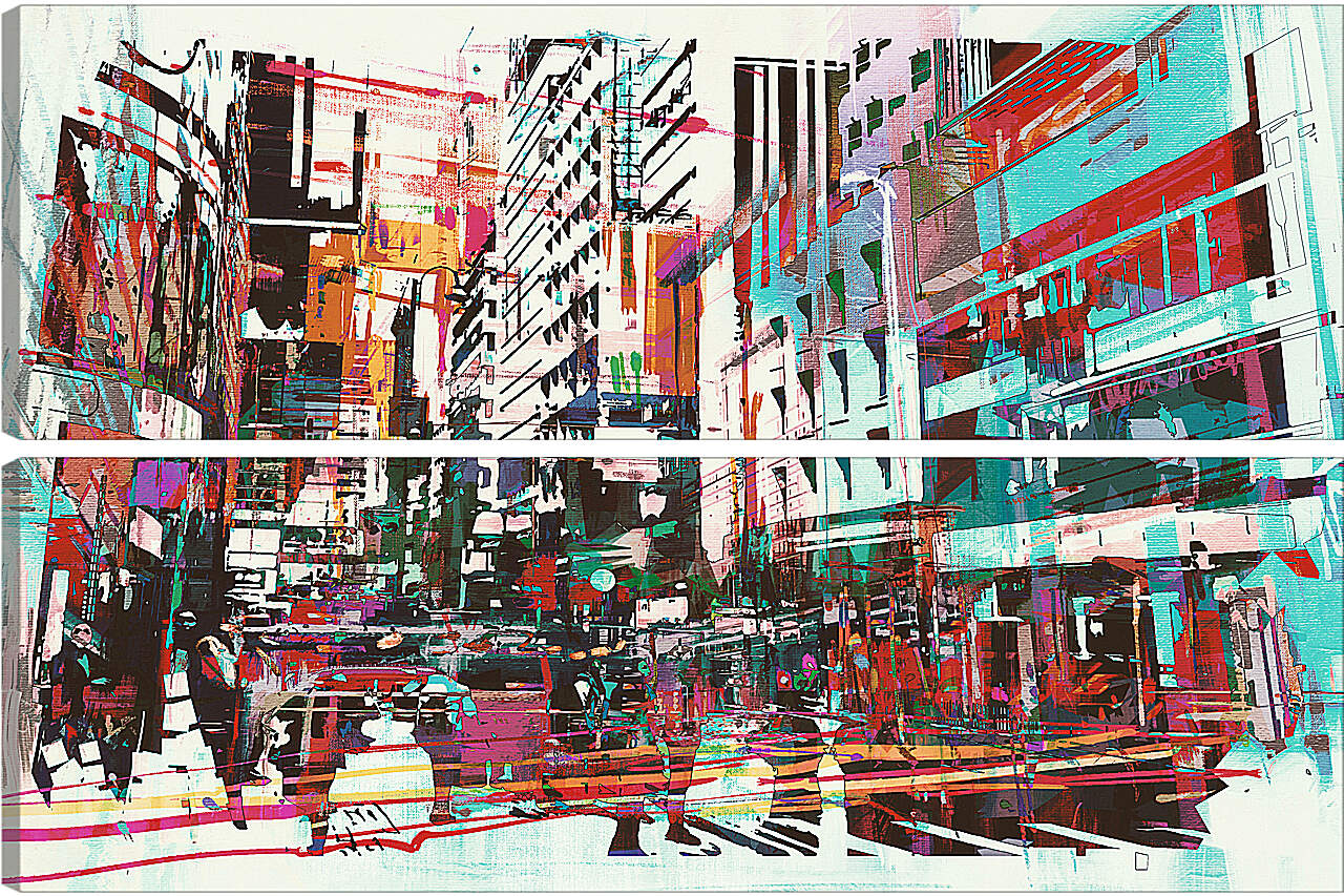 Модульная картина - ART город