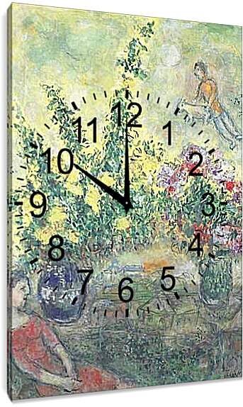 Часы картина - Le souvenir. (Воспоминание) Марк Шагал