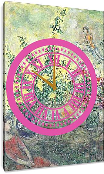 Часы картина - Le souvenir. (Воспоминание) Марк Шагал
