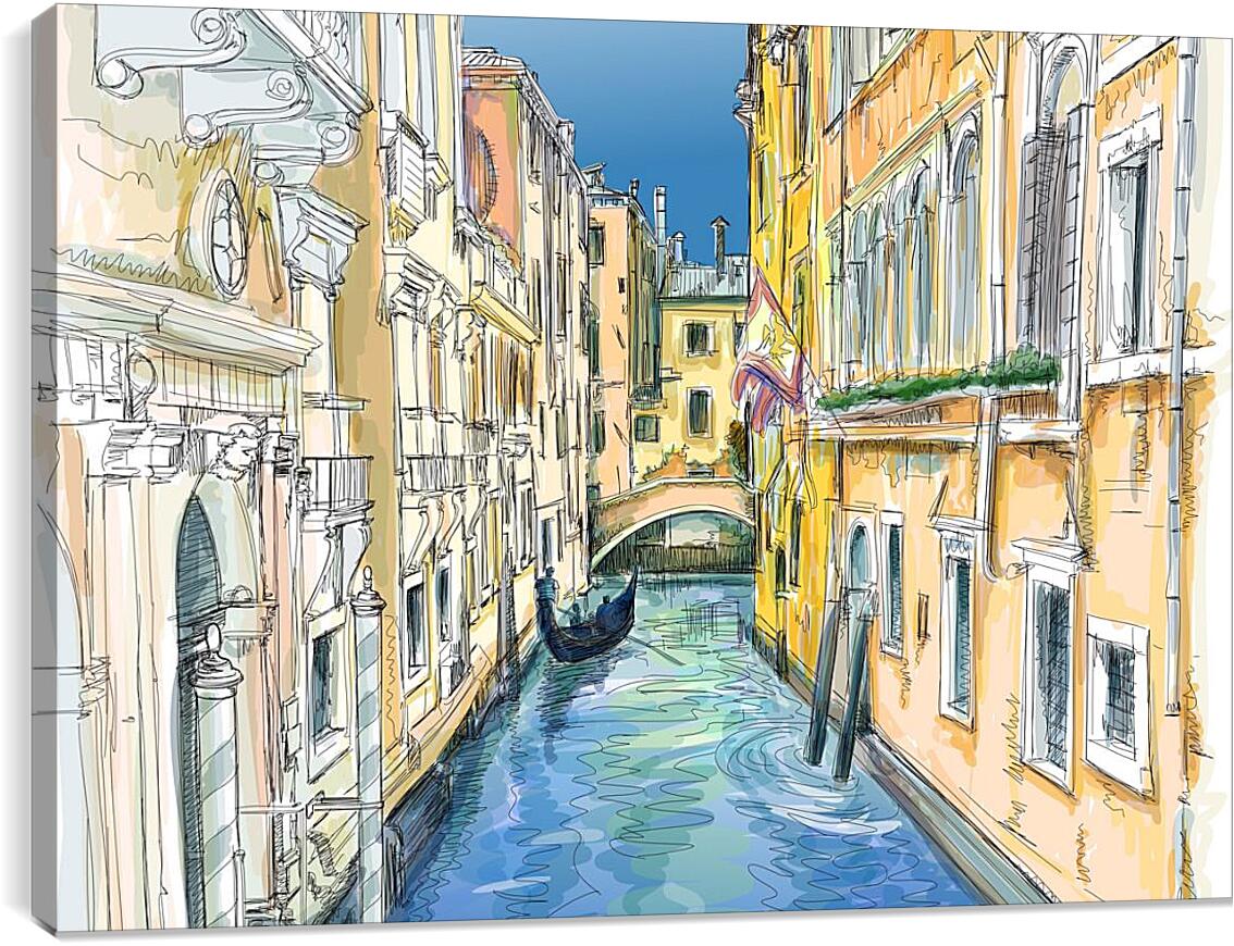 Постер и плакат - Улочки Венеции