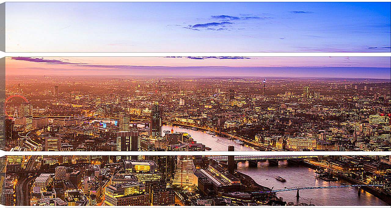 Модульная картина - Вид на Лондон