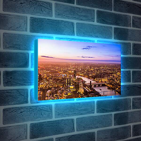 Лайтбокс световая панель - Вид на Лондон