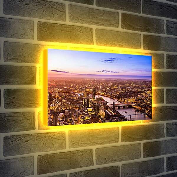 Лайтбокс световая панель - Вид на Лондон