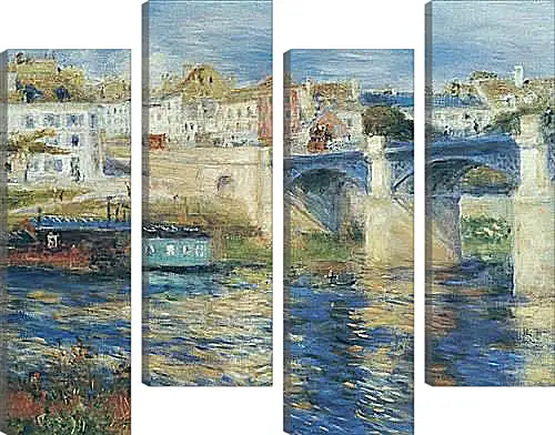 Модульная картина - Le Pont de Chatou. Пьер Огюст Ренуар