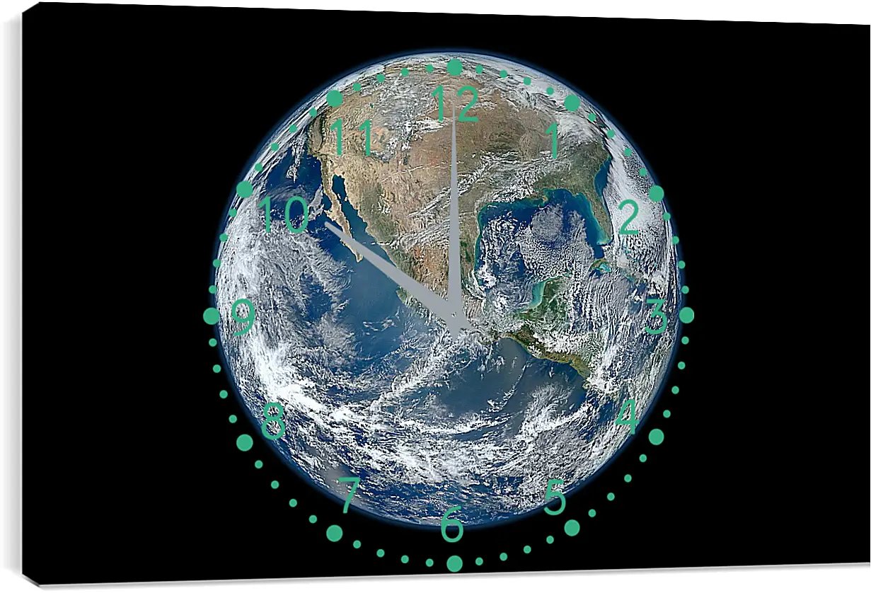 Часы картина - Космос