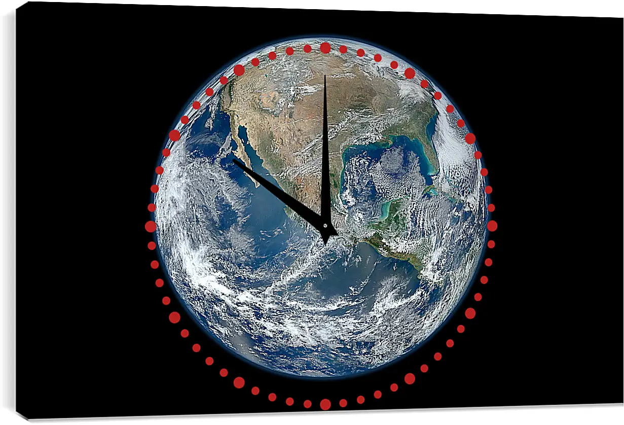 Часы картина - Космос