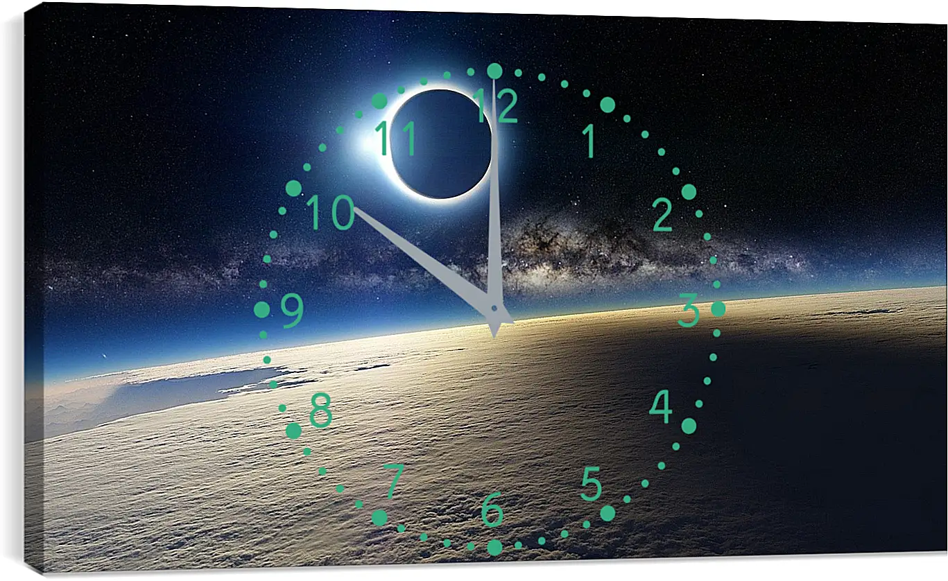Часы картина - Космос