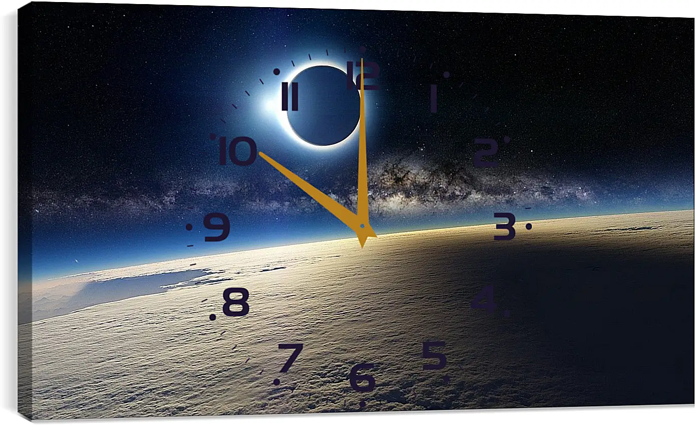 Часы картина - Космос