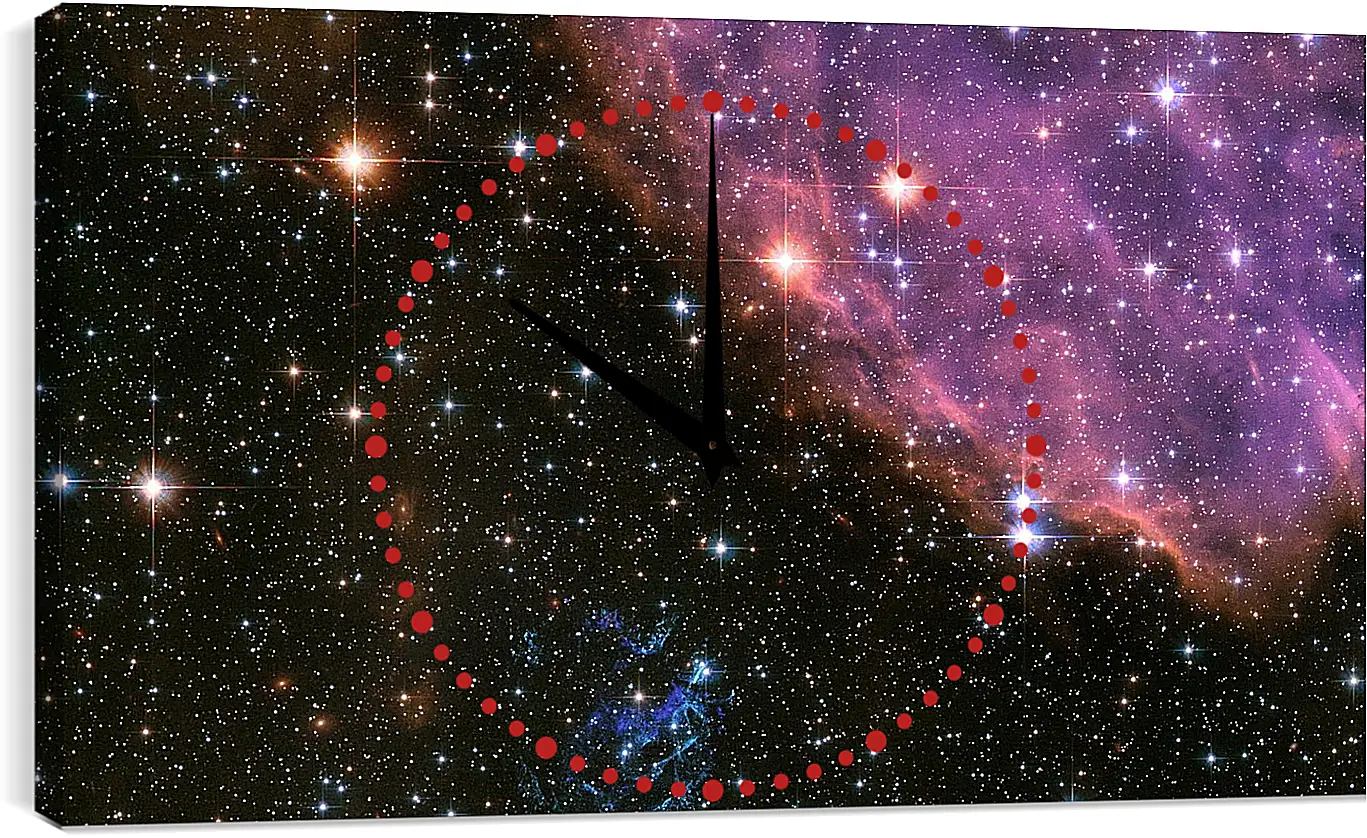 Часы картина - Космос
