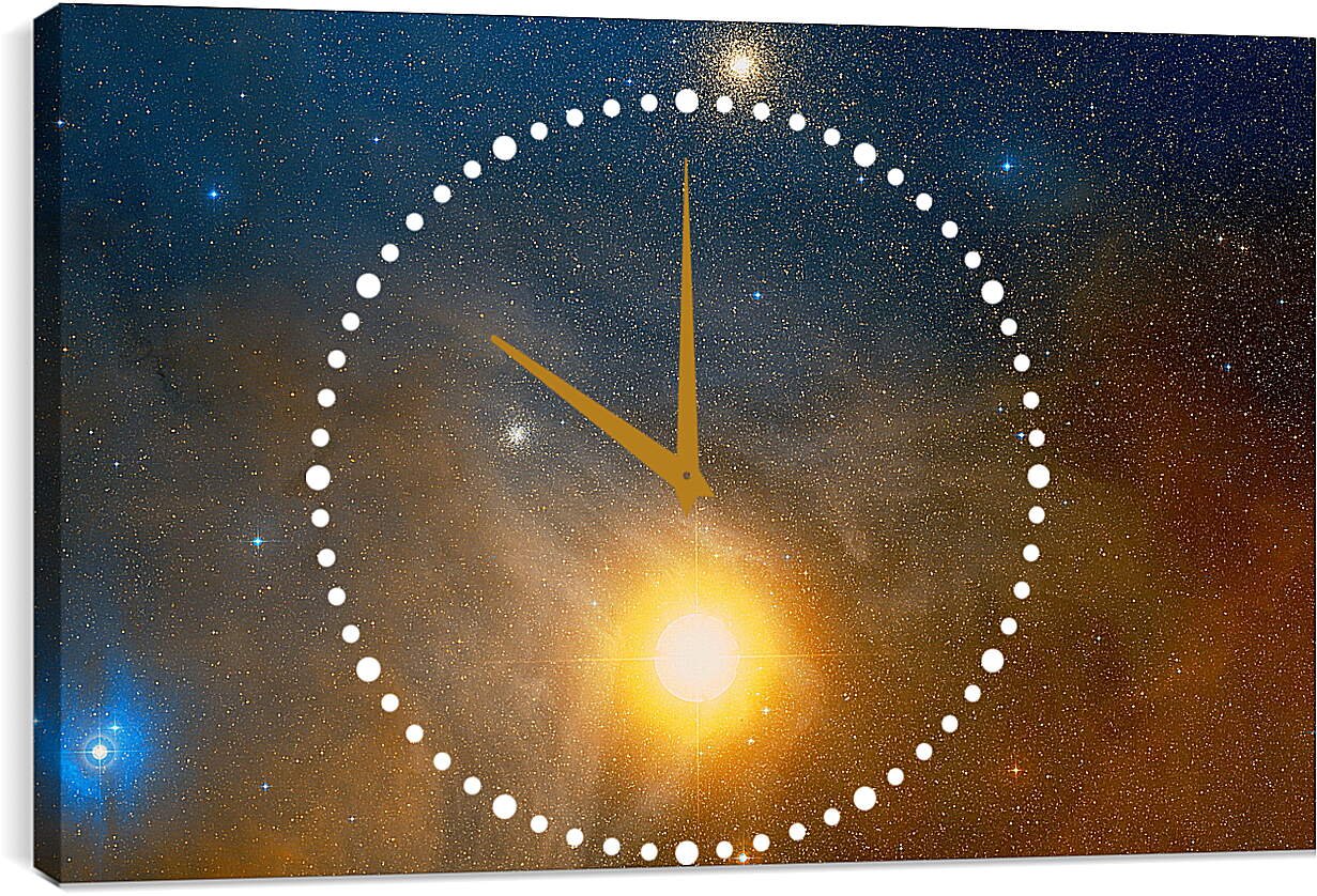 Часы картина - Космос