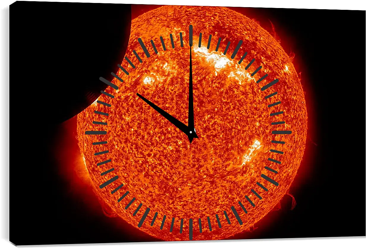 Часы картина - Космос