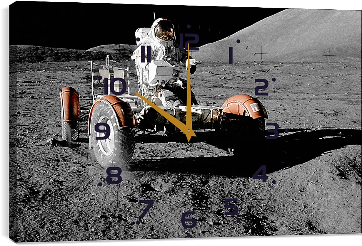 Часы картина - Космос
