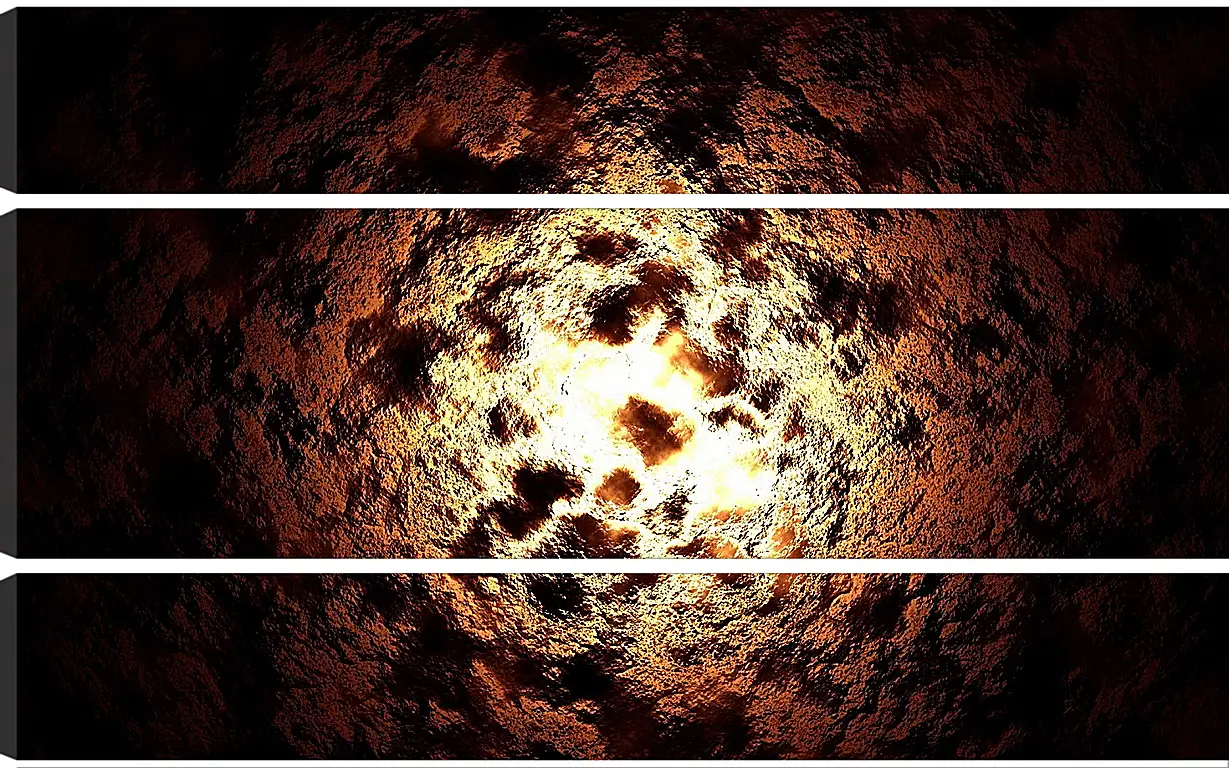 Модульная картина - Взрыв изнутри