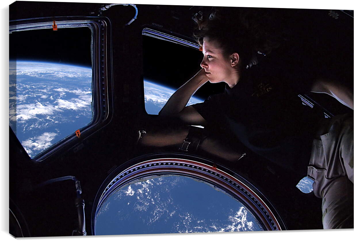 Постер и плакат - Вид из МКС на землю