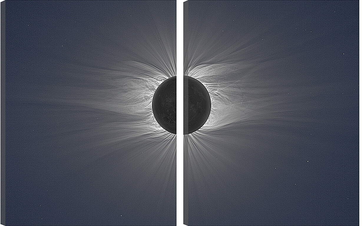 Модульная картина - Солнечное затмение