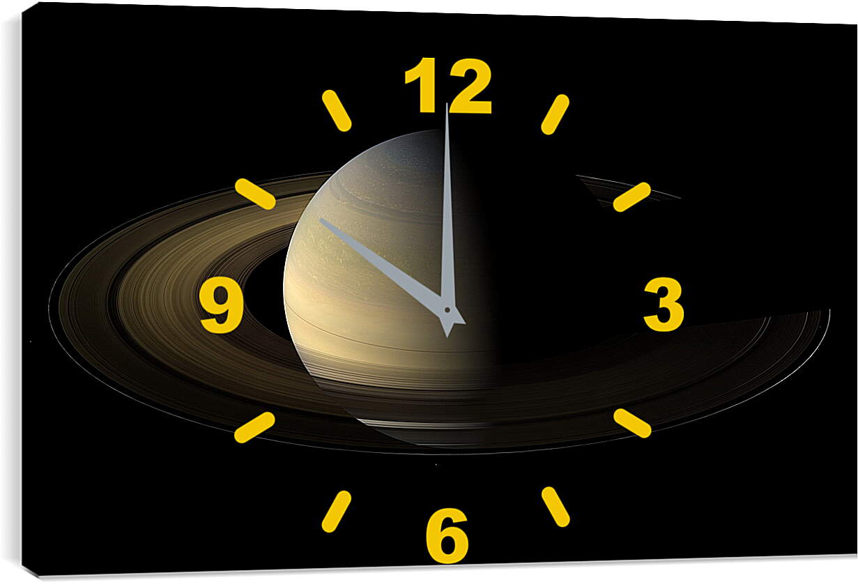 Часы картина - Сатурн