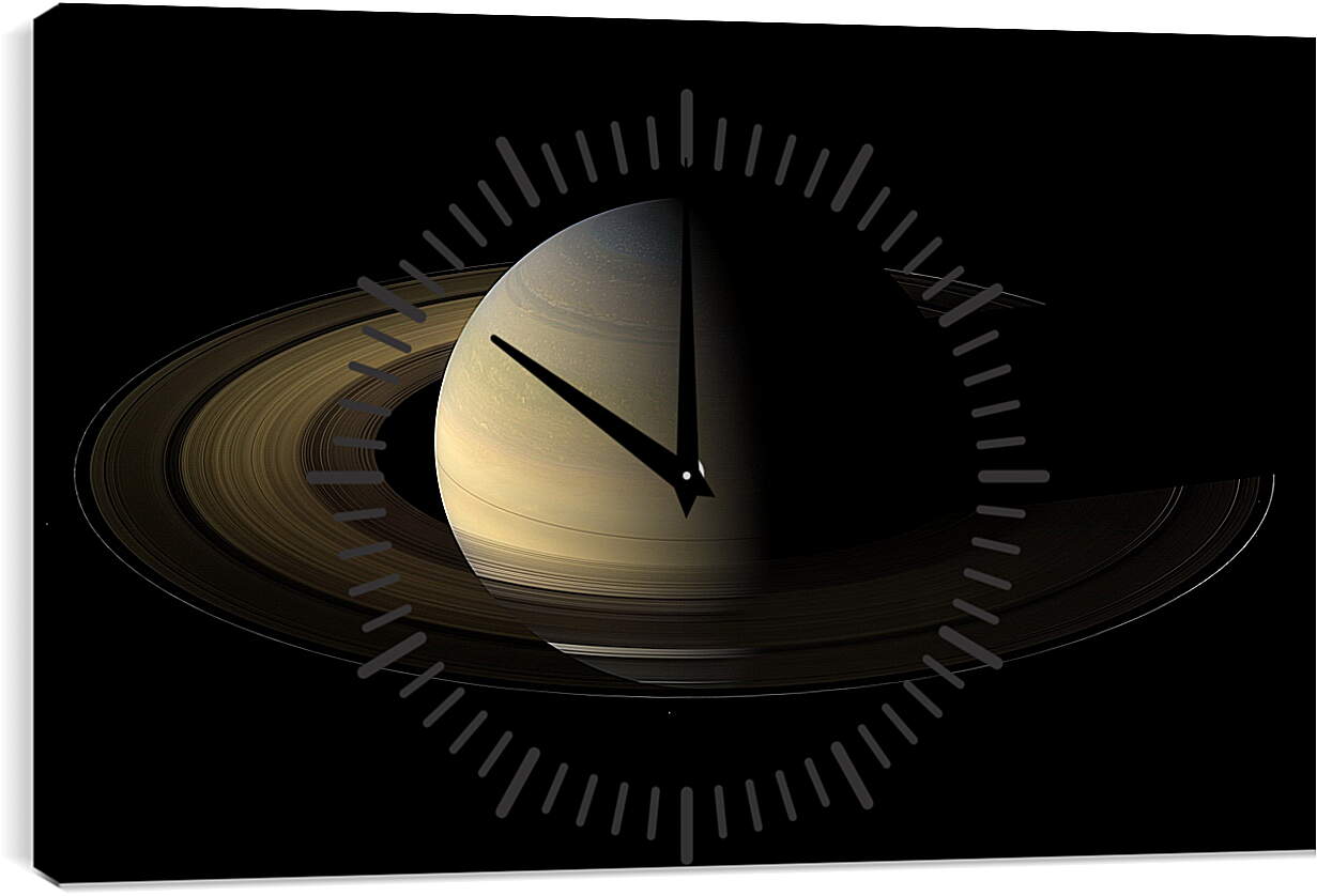 Часы картина - Сатурн