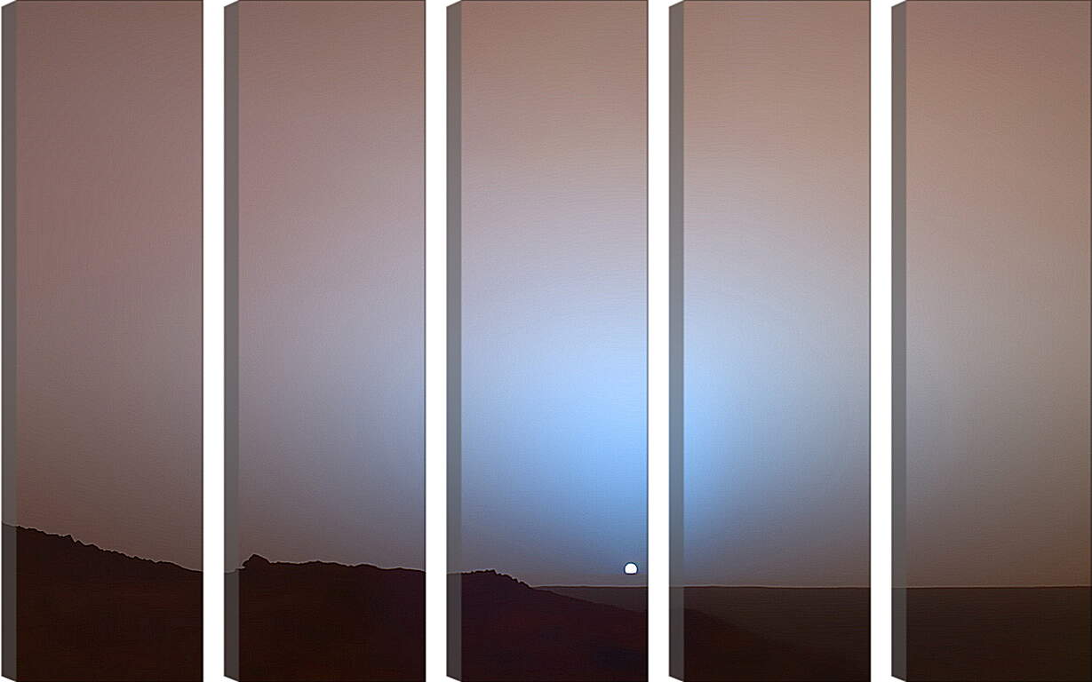 Модульная картина - Закат солнца