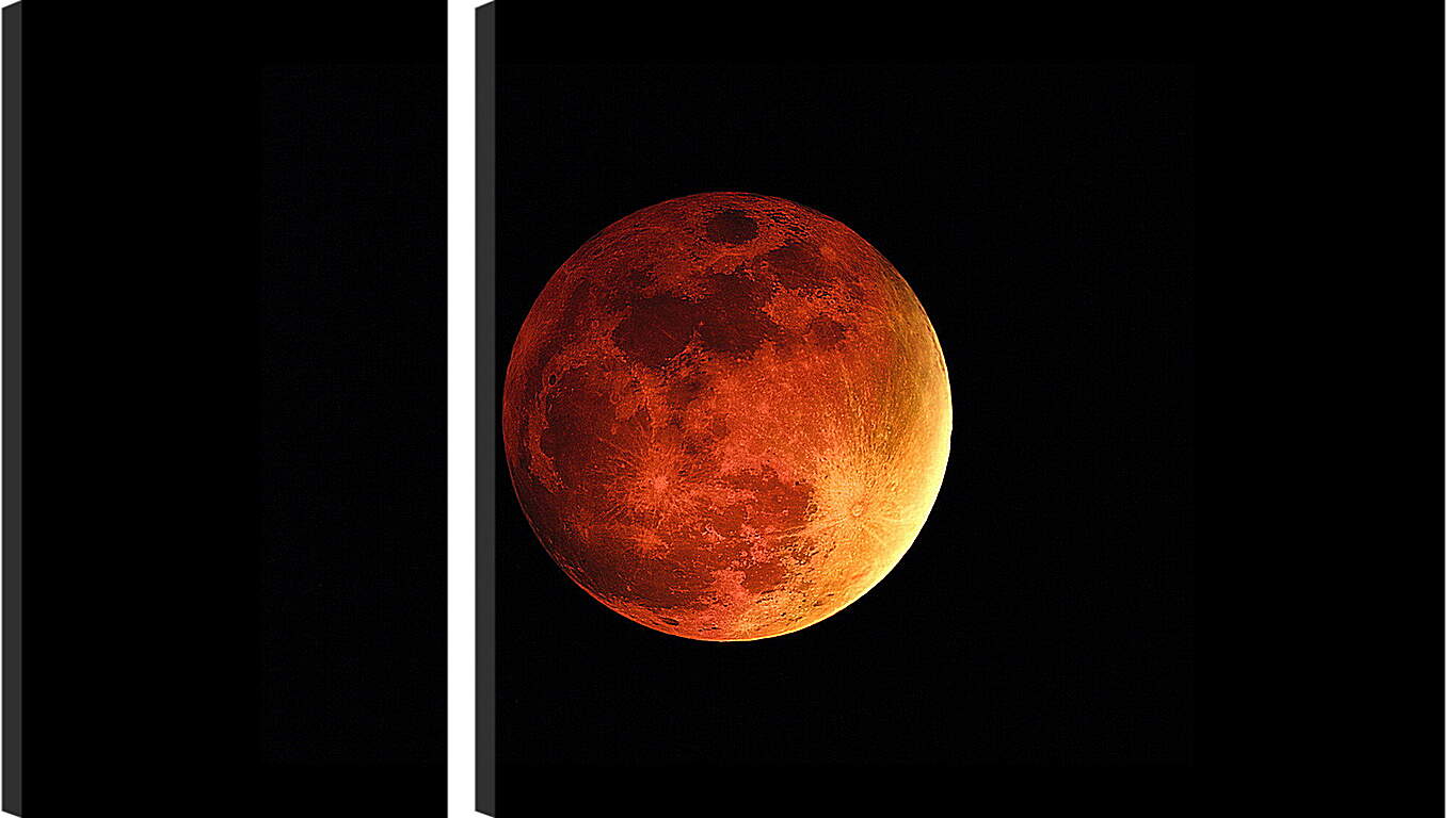 Модульная картина - Кровавая луна
