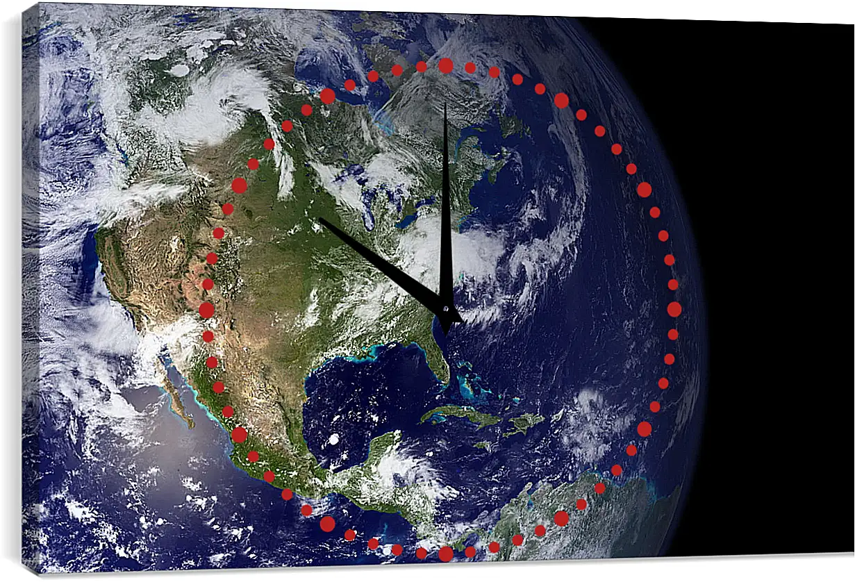 Часы картина - Космос