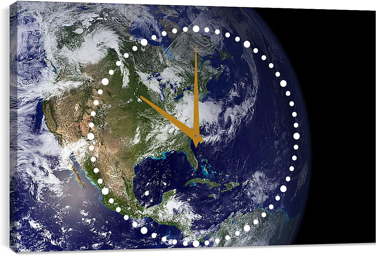 Часы картина - Космос