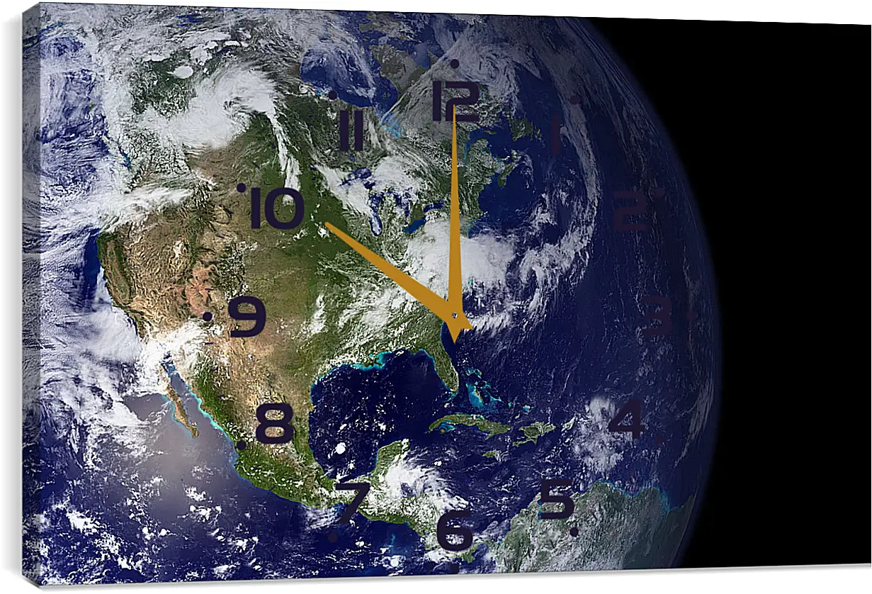 Часы картина - Космос