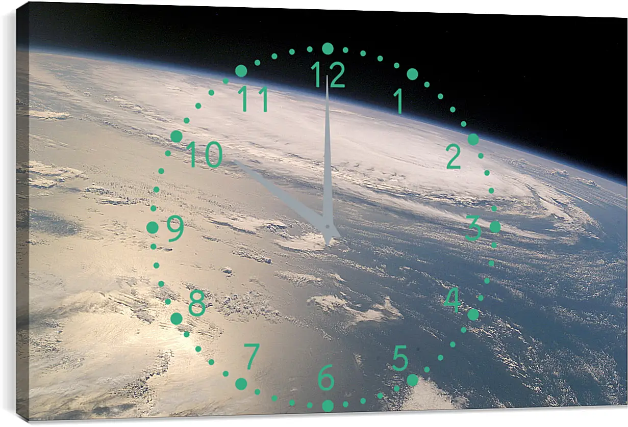 Часы картина - Космос