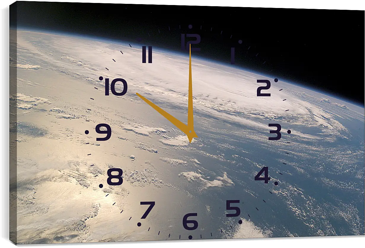 Часы картина - Космос