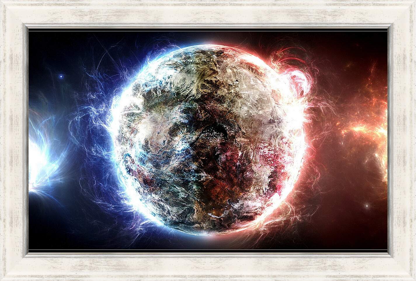 Картина в раме - Рождение планеты