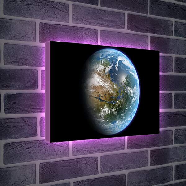 Лайтбокс световая панель - Земля
